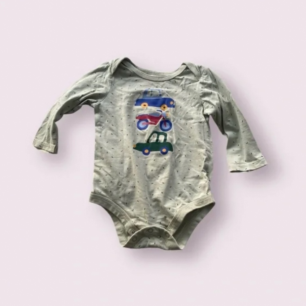 George Baby Car Onesie Bodysuit